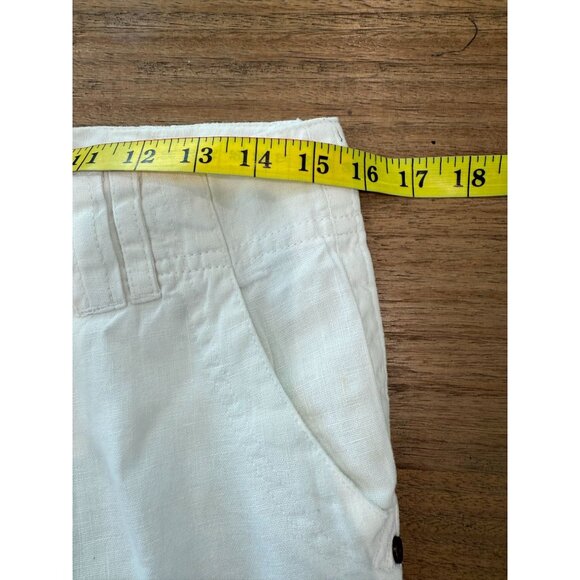 Sanctuary Plus Relaxed 100% Linen Capri Cruisers, size 27 - Picture 12 of 14
